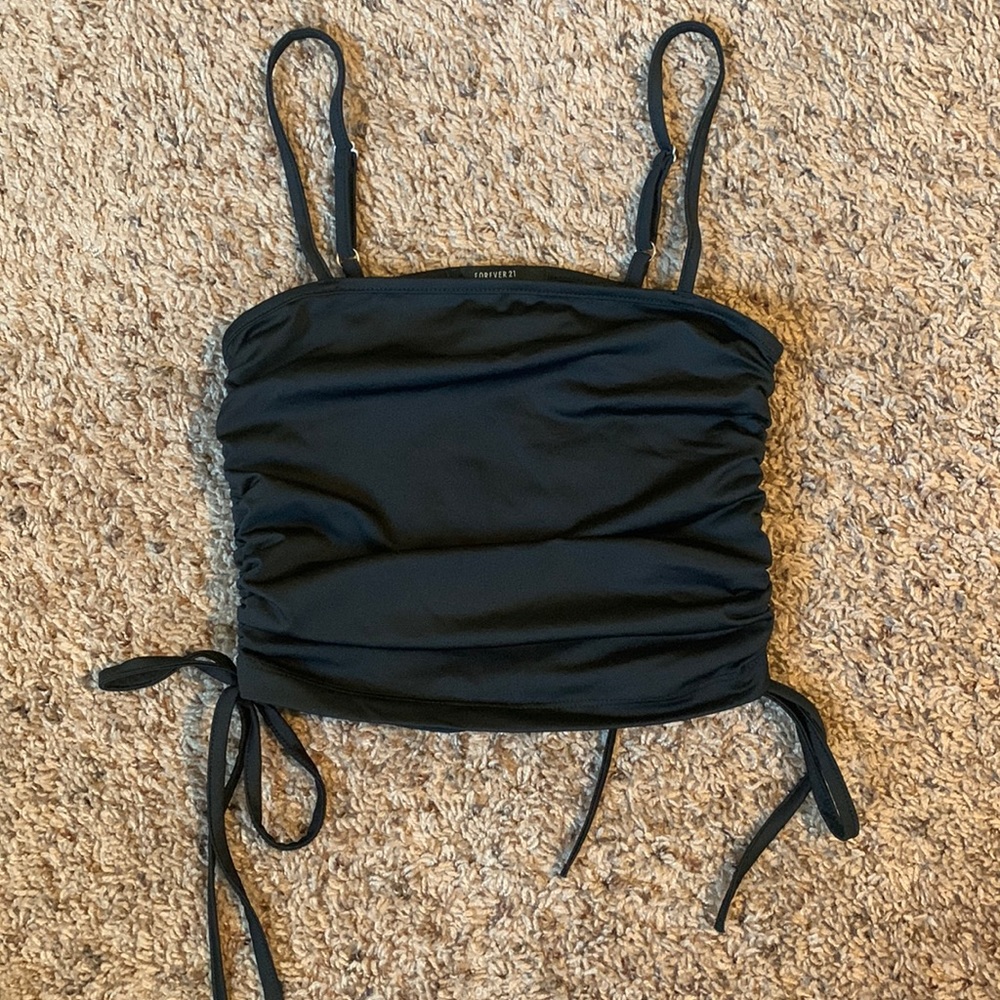 Black tank top